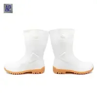 AP <b>Boots</b> TERRA ECO 5 Putih-Pria Heavy Duty <b>Waterproof</b> PVC Safety <b>Work</b> Rain <b>Boots</b> Karet Hitam Sol Lembut - Product Image 4