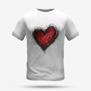 T-shirt décontracté imprimé DTF à motif floral, 100 % coton, manches courtes, col rond, coupe classique, respirant, écologique pour homme - Product Image 1