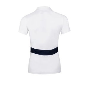 Polo en coton coupe classique pour femme – Haut décontracté à manches courtes, coupe ajustée avec col boutonné pour tous les jours - Product Image 2
