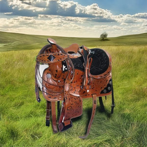 Sudadero de Cuero Genuino de Alta Calidad, Color y Tamaño Personalizables, Diseño Cómodo e Impresionante para Montar a Caballo - Product Image 1