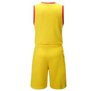 Ensemble de maillot de basket-ball unisexe rose uni, col en V, manches longues, respirant, séchage rapide, imprimé par transfert thermique, taille élastique, polyester - Product Image 2