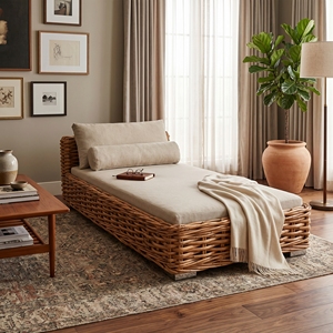 Saint Dennis Sets Mahogany Wood Cl Rattan Kimmy Fabric Luxury Sofa <b>Stool</b> Premium <b>Outdoor</b> Patio Resort Style Furniture Sectionals - Product Image 3