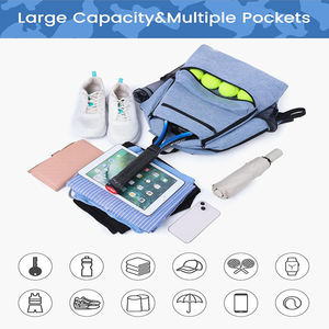 Double Tennis <b>Racket</b> Backpack Durable Sports Bag for Adults and Youth Large Capacity Holds 2 Racquets & Water Bottles - Product Image 6