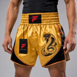 Shorts de Muay Thai professionnels offrant un confort premium, une construction durable et une coupe athlétique pour l'entraînement et la compétition. - Product Image 6