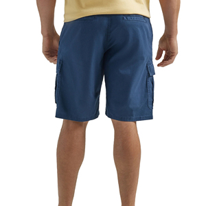 Wholesale Custom Casual Cargo Shorts 100% Cotton Elastic Waist Canvas Knee Length Men's Working Fashion Shorts - Product Image 2