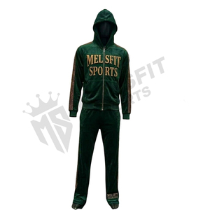 Men Custom Zipper <b>Tracksuit</b> Trendy Design Gym Sports Set Comfortable Training Jogging Outfit - Product Image 6