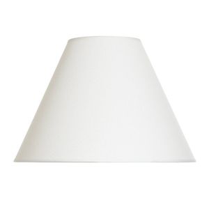 Abat-jour conique en lin beige 15"L x 15"W x 11"H - Product Image 1