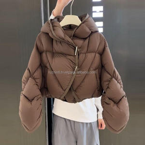 Chaqueta acolchada cálida para mujer con forro térmico suave, protección contra el viento y comodidad ligera para el invierno - Product Image 1