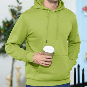 Novedades 2025: Sudadera con Capucha para Hombre, Otoño-Invierno, Manga Larga, Holgada, Color Sólido, Estilo Urbano, Informal - Product Image 4