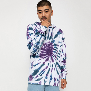 เสื้อฮู้ดดี้ผู้ชายคุณภาพสูง ลายมัดย้อม สกรีนโลโก้ด้านหน้า ผ้าฝ้ายออร์แกนิค 100% เป็นมิตรต่อสิ่งแวดล้อม มีกระเป๋า ใส่ได้ทั้งผู้ชายและผู้หญิง - Product Image 5