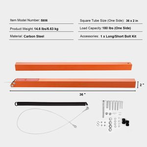 Rampa para Puerta Trasera de Remolque TrailTailgate ER Lift Assist, Capacidad de Carga Máxima de 180 Libras, 10' 24'', Compatible con Remolques de Carga - Product Image 4