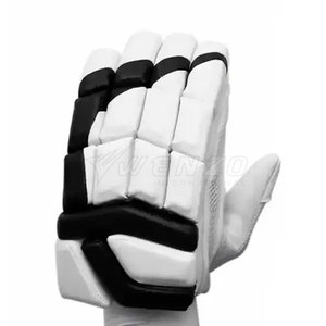 Gants de cricket en cuir de qualité supérieure, professionnels, durables, écologiques, fermeture à boucle auto-agrippante, personnalisables, forte adhérence - Product Image 4