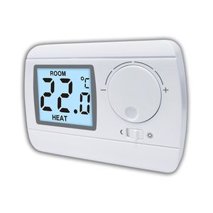<span class=keywords><strong>Thermostat</strong></span> <span class=keywords><strong>filaire</strong></span> numérique non <span class=keywords><strong>programmable</strong></span> blanc 230V de style nouveau pour chaudière à <span class=keywords><strong>gaz</strong></span> - Product Image 3