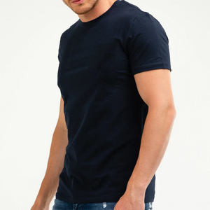 Camiseta de Algodón para Hombre, 100% Algodón, Camisetas Modernas para Hombre al por Mayor, Hechas en Pakistán, Impresión de Logotipo Personalizado, Camiseta de Alta Calidad 2025 - Product Image 2
