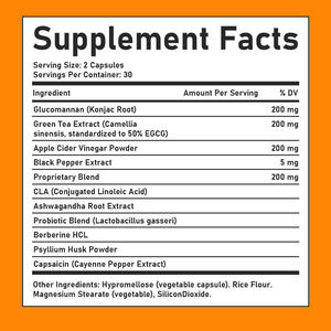 Formule Herbal Métabolisme : Fournisseur de Capsules Personnalisées pour la Perte de Poids, Mélange Probiotique Détoxifiant, Complément qui Aide à Réduire l'Appétit et à Stimuler la Minceur - Product Image 5