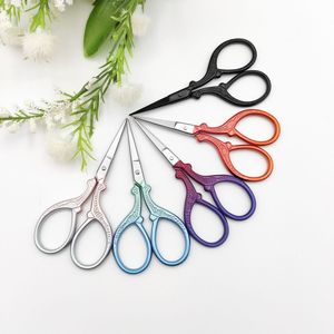 Professional Embroidery Knitting Scissors Straight Blade <b>Cuticle</b> Use Custom Color Threading Shears Stainless Steel Box Packaging - Product Image 6
