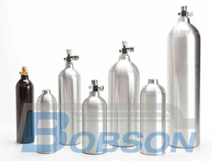 ขวดแก๊สเปล่า1800 PSI สำหรับใช้ในอุตสาหกรรมและอาหารถังอลูมิเนียม CO2 ISO & Rho UK ได้รับการรับรองจาก UK ขนาด1000มล. (24ออนซ์) - Product Image 3