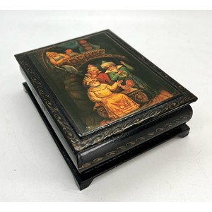 Classic Single Tier Sheesham Wood Lacquer Inlay Prayer Bead <b>Box</b> <b>Storage</b> for Living Room | Handcrafted Moradabad - Product Image 6