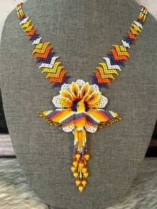 Collar de Cuentas de Vidrio con Diseño de Pájaros Coloridos, Joyería de Moda Hecha a Mano, Collar Decorativo con Cuentas - Product Image 4