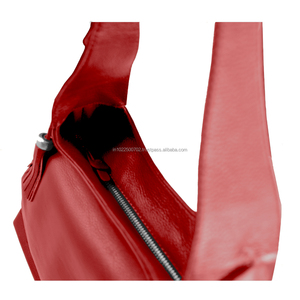 กระเป๋าถือหรูหราทันสมัยสำหรับสุภาพสตรีดีไซน์หรูหราทนทานมีซิปปรับโลโก้ได้ตามต้องการสไตล์วินเทจหนังวัวแท้ - Product Image 4