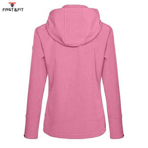 Nueva Chaqueta Softshell de Invierno para Mujer, Diseño Holgado, Transpirable, Tejida, Tallas Grandes, Impermeable, con Logotipo Impreso - Product Image 3