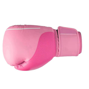 Guantes de Boxeo de PVC Rosa, Transpirables, para Entrenamiento en Gimnasio, para Todas las Estaciones - Product Image 1