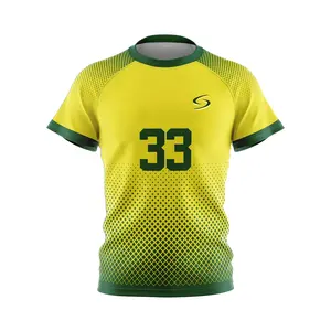 Camiseta de fútbol con impresión Digital por sublimación, uniforme de fútbol personalizado con nombre de equipo, impresión por sublimación, malla de poliéster, barata