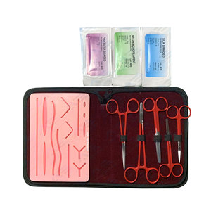 Kit de Disección para Estudiantes de Medicina, Entrenamiento de Sutura, Anatomía, Instrumentos Médicos, Kits de Sutura para Estudiantes de Medicina con Almohadilla de Práctica de Sutura - Product Image 1