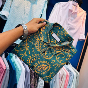 Chemises imprimées pour hommes, style de marque mondiale, en tissu premium, fabriquées au Bangladesh, pour la mode estivale, lot prêt à l'emploi, vente en gros - Product Image 6