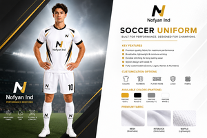Ensemble de maillots et shorts de football respirants personnalisés de qualité supérieure, uniforme de football personnalisé, fabricant de vêtements de sport OEM pour la vente en gros - Product Image 4