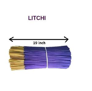 Varillas de incienso de 19 pulgadas Varillas de incienso naturales Litchi más vendidas Suministro a granel (Púrpura) - Product Image 1