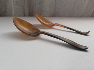 Cuillère à dîner en corne de buffle écologique, couleur naturelle, article de couverts pour fêtes, cuillère à corne - Product Image 6