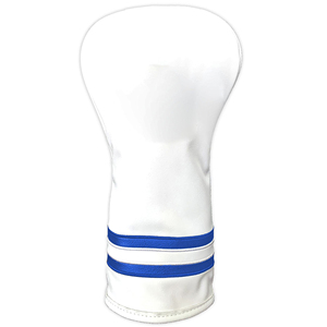 Housse de tête de club de golf pour homme, design en cuir PU, imperméable, doublure extérieure douce, forme allongée avec col extensible élastique, convient à la plupart des drivers - Product Image 2