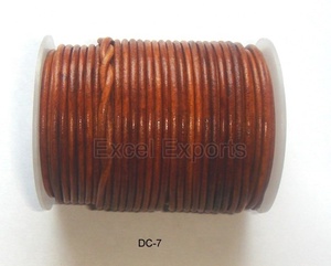 Correas de cuero natural para joyería DIY, 3mm y 4mm, decoración de pared, collar trenzado y pulsera, fabricación de productos de cuero de calidad - Product Image 6