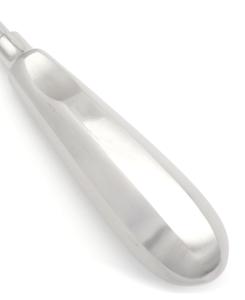 เครื่องมือถอนฟันแบบปลายตรง Bernard Root Tip Elevator ขนาด 4 มม. ยาว 15.5 ซม. แบบ Bayonet Syndesmotome ด้ามจับกลวง ผลิตจากเหล็กกล้าไร้สนิมสำหรับการผ่าตัด - Product Image 3