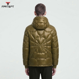 High Quality Men's Puffer Jacket Stand Collar Hooded Waterproof Windbreaker Plus Size Outdoor <b>Bubble</b> <b>Coats</b> Made Durable Canvas - Product Image 2