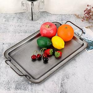 Bandeja de desayuno metálica galvanizada de alta calidad con un diseño de metal resistente disponible a un precio muy atractivo. - Product Image 4