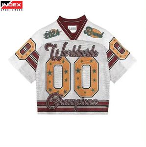 Maillot de football d'équipe personnalisé en tissu maille Spandex/Polyester, impression numérique, taille adulte unisexe, personnalisable avec nom d'équipe, logo et postes - Product Image 1