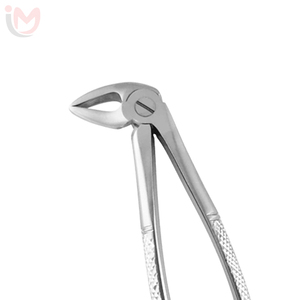 IMANS ENTERPRISES IE-EF-0104 Forceps d'extraction dentaire en acier inoxydable, manuel, avec poignée ergonomique, instrument de classe I pour racine de la mâchoire supérieure - Product Image 2