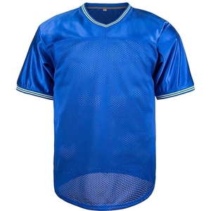 Blank Football Jersey Mesh Practice Plain Football Shirt <b>Hip</b> Hop Streetwear Casual Top - Product Image 1