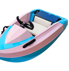 MEJOR OFERTA 2026, NUEVO Bote Eléctrico Rosa y Azul con Volante y Asientos, Monofásico, Capacidad de Ruptura de 20 KA, 60 Hz - Product Image 1