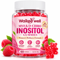Complément alimentaire en gommes OEM ODM Myo-Inositol & D-Chiro Inositol sans sucre pour le bien-être ovarien des femmes, marque privée