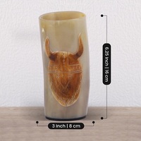 Meilleurs gobelets à shot en corne de buffle faits à la main, écologiques, en matériaux organiques, style Viking, pour fêtes et toast, gm Impex Uttar