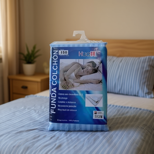 Cubrecama a Rayas Azules 150 FUNDA COLCHON, Cubrecama Elegante para Cama - Product Image 2