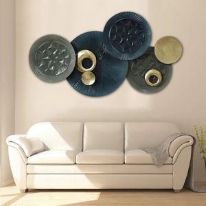 Top Selling Large <b>Wall</b> Clock Creative Metal Ginkgo Leaf Design <b>Wall</b> Clock Decoration <b>Wall</b> Clocks for Living Available For Sale - Product Image 2