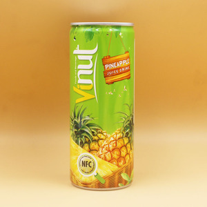 250ml de jus d'ananas en conserve VINUT marques de jus de fruits naturels moins de calories prix de gros - Product Image 1