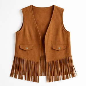 Chaleco de Flecos Tejidos Transpirables Marrón Otoño/Invierno Personalizado al por Mayor para Mujer - Pedidos al por Mayor Directamente del Proveedor de Fábrica - Product Image 5