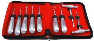 Kit de 10 Elevadores Dentales Manuales de Acero Inoxidable con Empuñadura Ergonómica de Alta Calidad con Certificación CE de ROBOZ TECH - Product Image 4