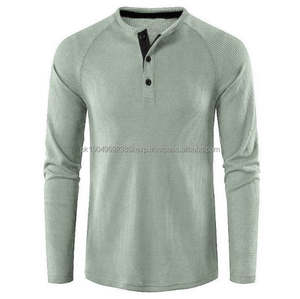 Camiseta de Diseño Personalizado de Alta Calidad con Logotipo e Impresión, Manga Larga, Lisa, 230 GSM, 100% Algodón, para Hombre, 2026 - Product Image 2