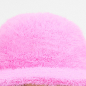 Cagoule unisexe rose en fausse fourrure, couvre-visage intégral en peluche, pour adulte, 56-58 cm, chaude, douce, extensible, pour l'hiver, masque facial, couvre-chef - Product Image 4